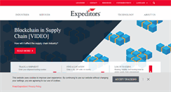 Desktop Screenshot of expeditors.com